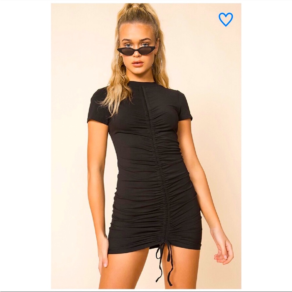 SUPERDOWN BLACK MINI DRESS XS